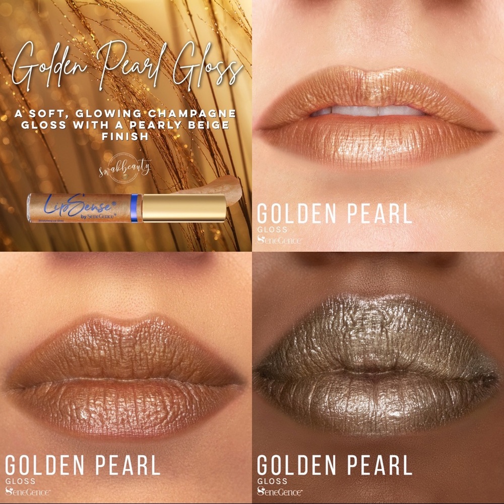 NEW Lipsense by Senegence Golden Pearl Gloss  7.39 ml